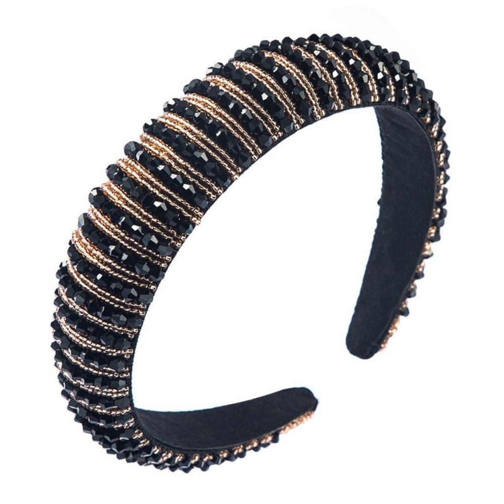 2 RHINESTONES HEADBANDS
